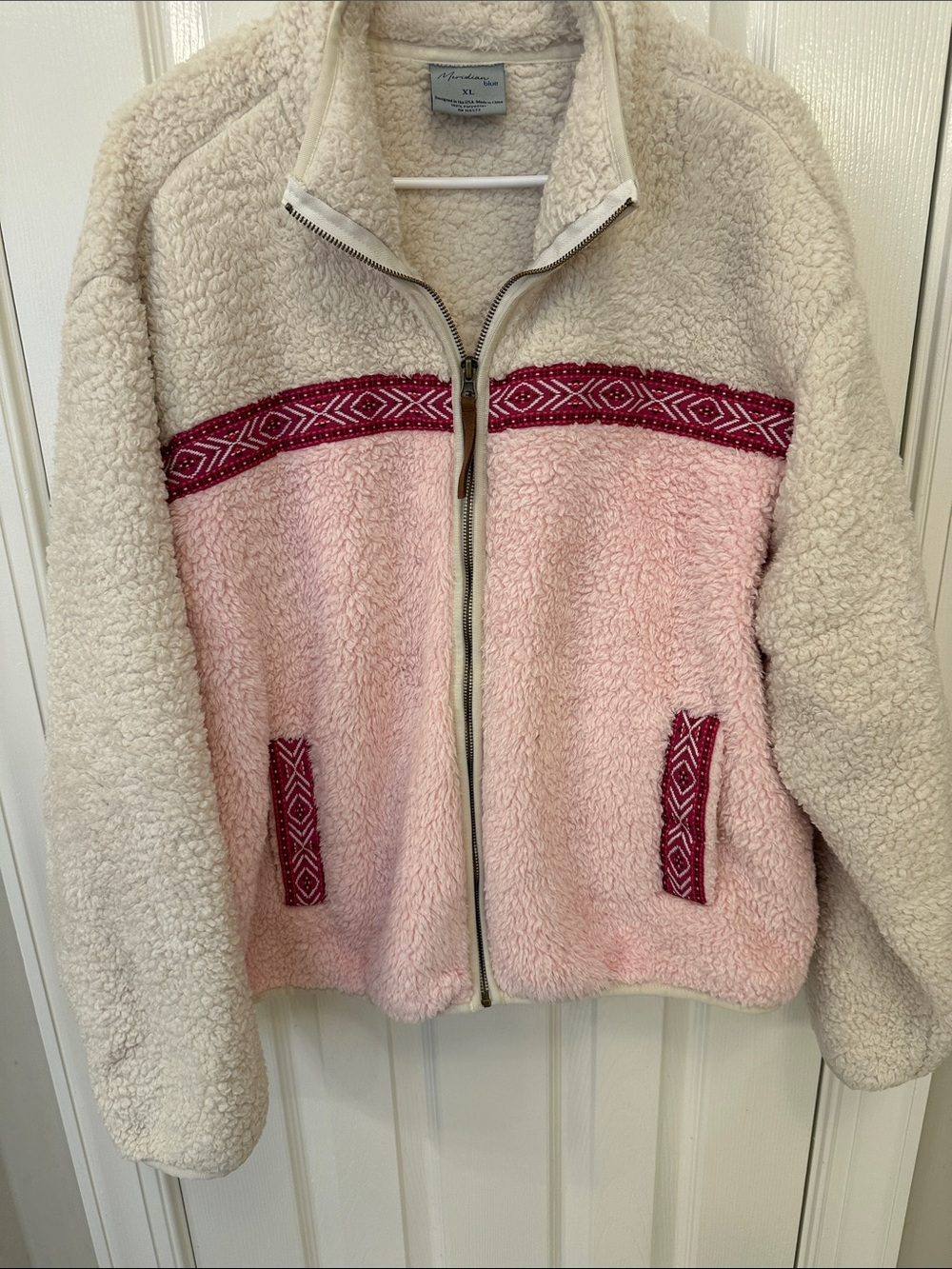 Cream Teddy Jacket - Soft Sherpa Fleece